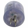 Ac Works 15A Home Plug to RV TT-30 30A 125V RV Female Connector with Indicator Light RV515TT